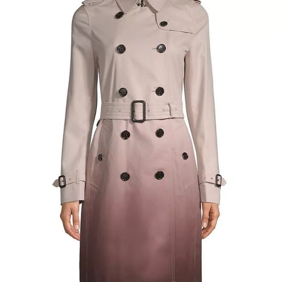 Burberry Kensington Degrade Ombré Trench Coat